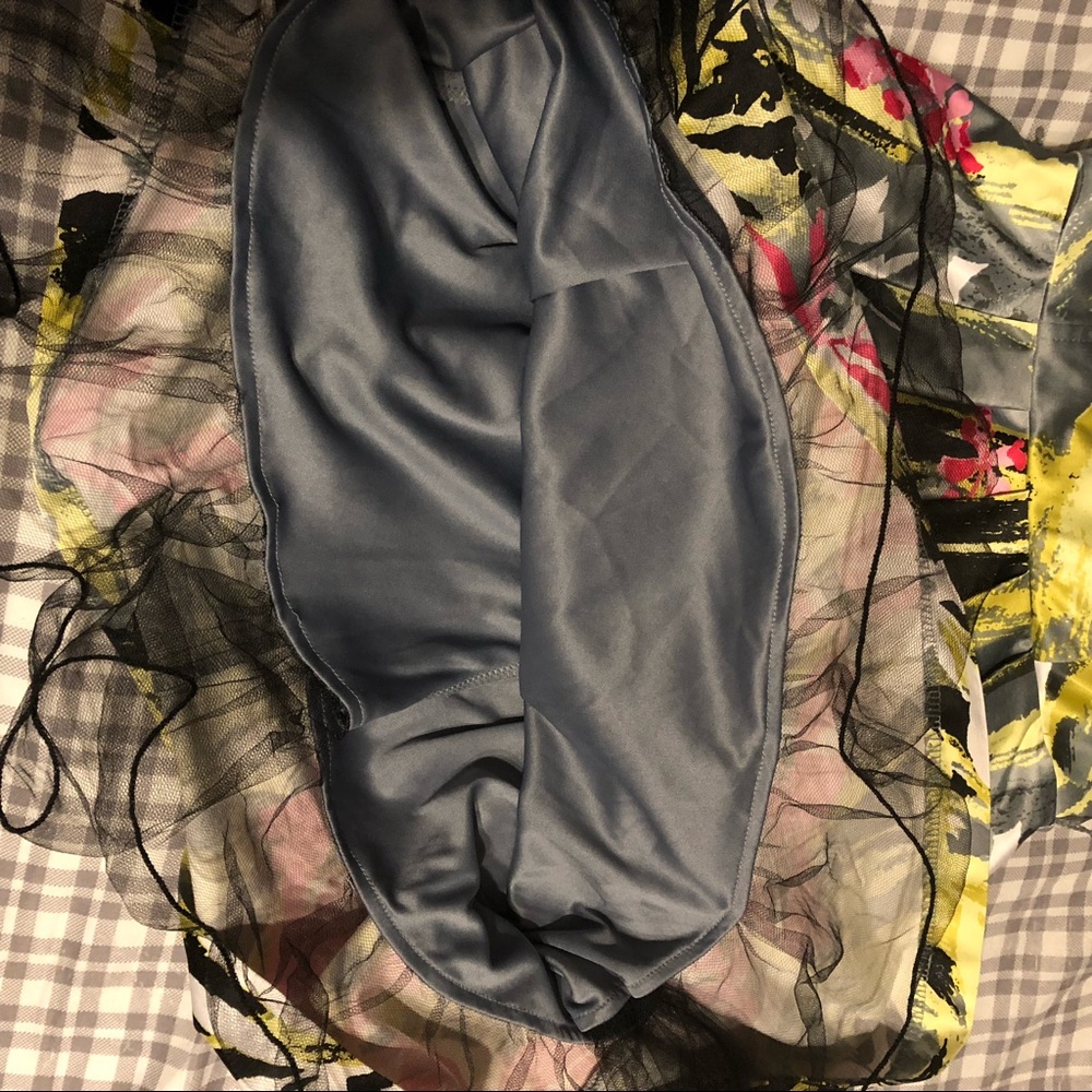 Speechless Strapless Watercolor Formal Dress Sz 5 - Picture 4 of 6